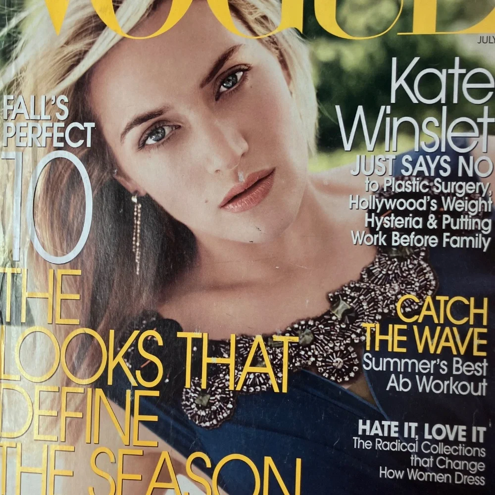 VOGUE MAGAZINE JULY 2005 KATE WINSLET Cover LIKE NEW - Picture 3 of 10